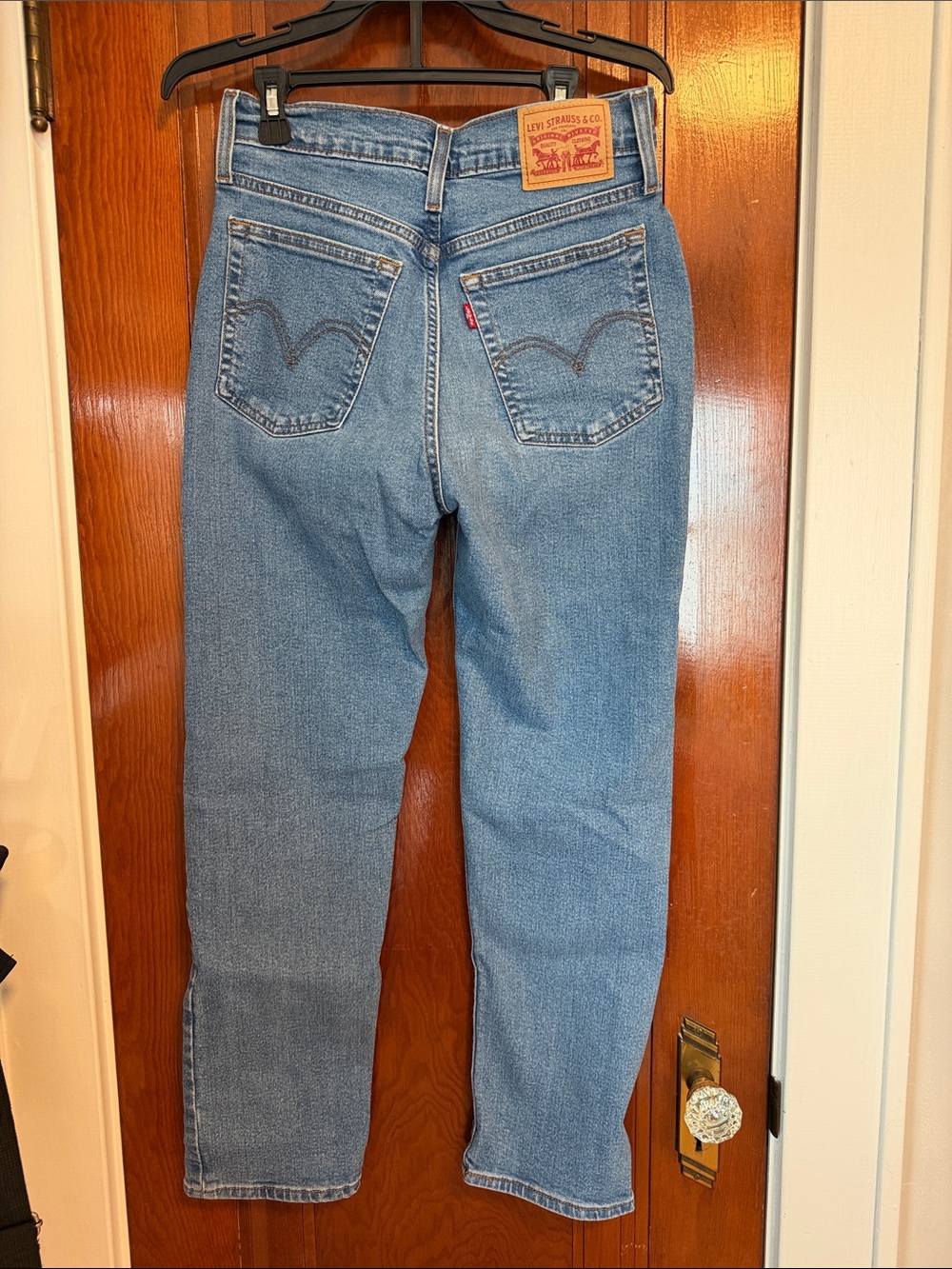 Levi's Light Blue Straight-Leg Denim Jeans